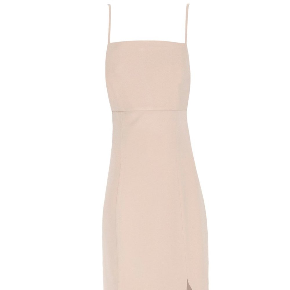 Amsale Bray Crepe Bridesmaids Gown in Blush - Size 6